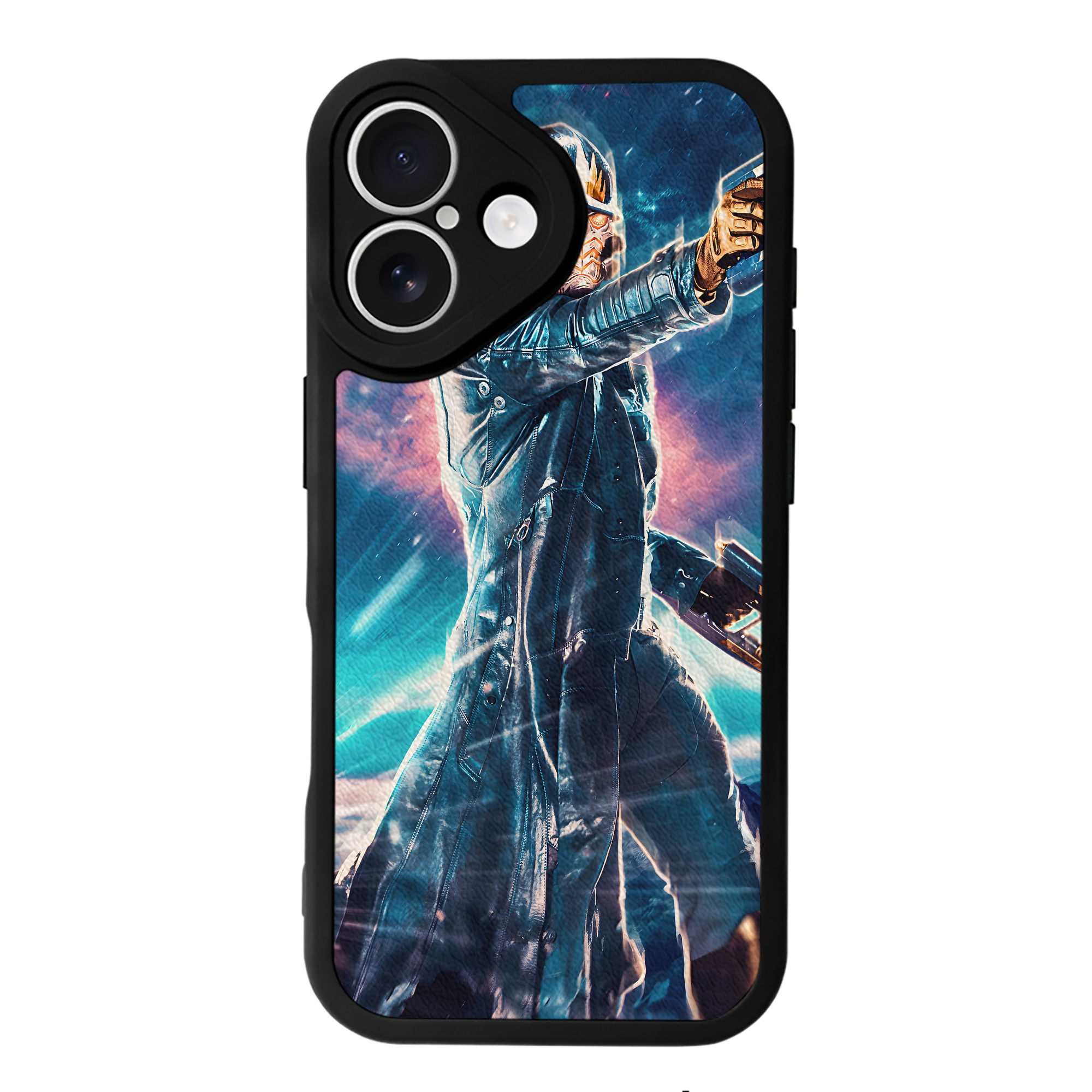 （画像用） アベンジャーズ The Avengers 【iPhone 16シリーズ対応】シリコンスマホケース（レザー調） 材質：シリコン